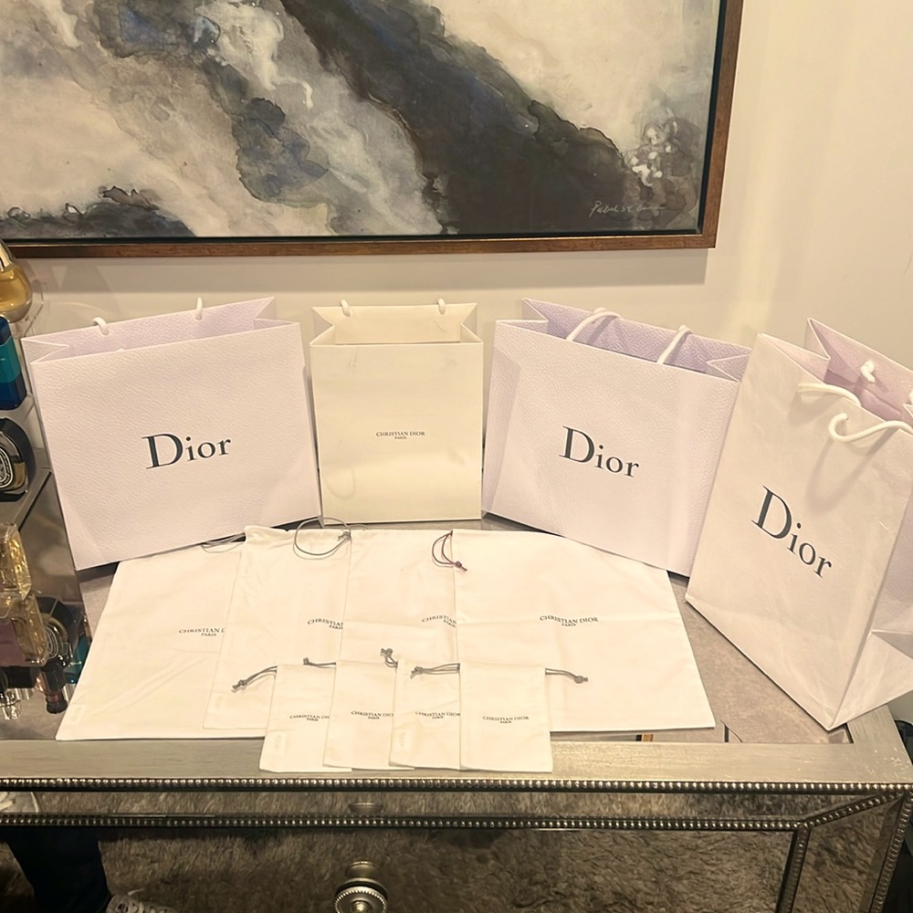 Dior bag and pouch lot